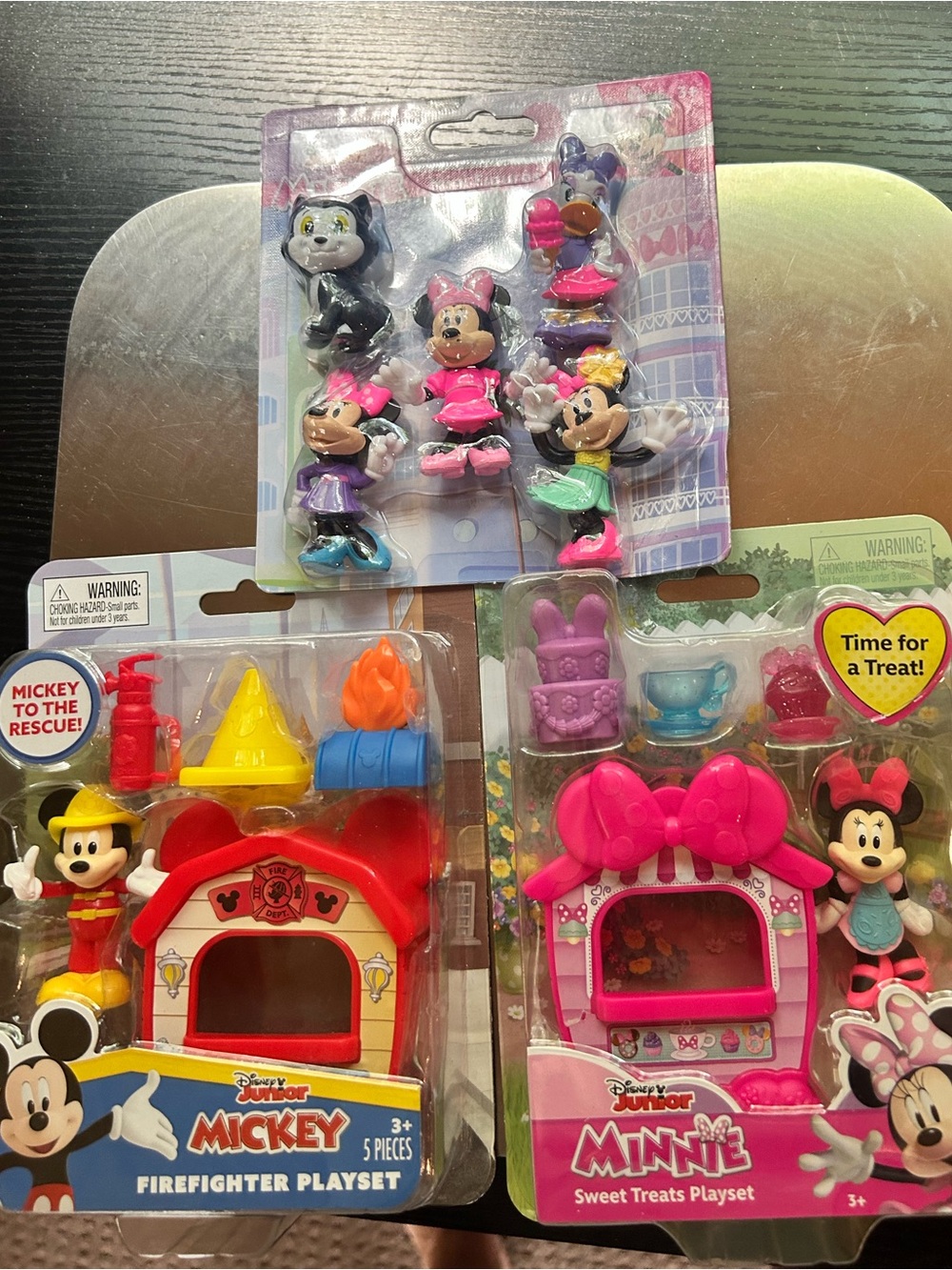 New/Sealed Disney Junior Mickey &  Minnie Playsets & pack of figures